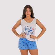 Kit 5 Pijama Baby Doll Short Doll Adulto Detalhe No Short Regata Fresquinho Verão