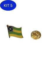 Kit 5 Pin Da Bandeira Do Estado Do Sergipe - Mundo Das Bandeiras
