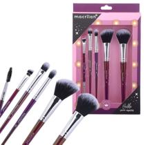 Kit 5 pincéis macrilan brilhe como nunca profissional