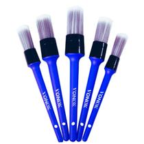 Kit 5 Pincéis Para Detalhamento Automotivo Interno - Vonixx Kit 5 Pincéis Para Detalhamento Automotivo Interno - Vonixx