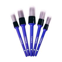 Kit 5 Pincéis para Detalhamento Interno Vonixx Kit 5 Pincéis para Detalhamento Interno Vonixx