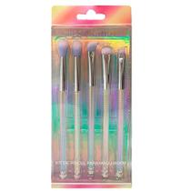 Kit 5 Pincéis Para Olhos Linha Diamante
