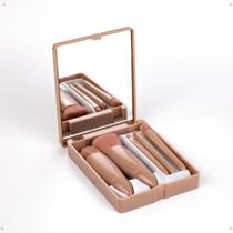 Kit 5 Pinceis Profissional De Maquiagem Esfumar Contorno Kit 5 Pinceis Profissional De Maquiagem Esfumar Contorno