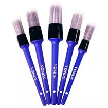 Kit 5 Pincel Detalhamento Automotivo Parte Interna Vonixx Kit 5 Pincel Detalhamento Automotivo Parte Interna Vonixx