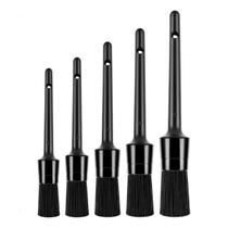 Kit 5 Pincel Detalhamento Automotivo Tamanhos Diferentes Cerdas Ultra Maciez e Alta Durabilidade  Limpeza Externa e Interna de Carro e Moto