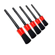 Kit 5 Pincel Pincéis Higienização Automotiva Profissional
