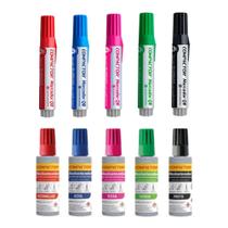 Kit 5 Pincel Quadro Branco + 5 Refil QB Compactor Kit 5 Pincel Quadro Branco + 5 Refil QB Compactor