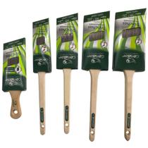 Kit 5 Pincel Trincha Angular Recorte Profissional Condor Kit 5 Pincel Trincha Angular Recorte Profissional Condor