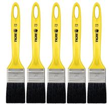 Kit 5 Pincel Trinchas Para Pintura Tigre Media 519 1 1/2 Polegadas Cerda Preta Esmalte Madeira Metal Kit 5 Pincel Trinchas Para Pintura Tigre Media 519 1 1/2 Polegadas Cerda Preta Esmalte Madeira Metal