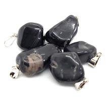 Kit 5 Pingentes Ônix Força Física e Mental Pedra do Poder