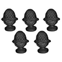 Kit 5 Pinhas Ferro Fundido N03 Pra Grade Portão Sacada Muro