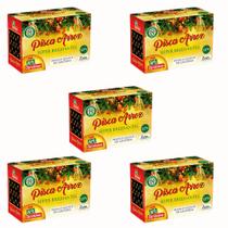 Kit 5 Pisca Pisca Arroz 100 Leds Branco Quente - 127v