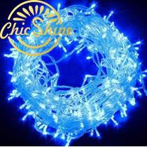 kit 5 Pisca-pisca de led para decoração natalina - 100 leds coloridos