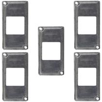 Kit 5 placa 2p p/condulete 1"