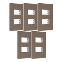 Kit 5 Placa 4x2 2 Postos c/ Sup Argila Infiniti Margirius