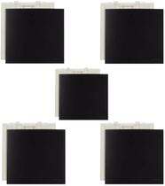 Kit 5 placa 4x4 cega c/ suporte ebony clean margirius