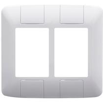 Kit 5 placa 6 postos 4x4 aria branca tramontina 57203031