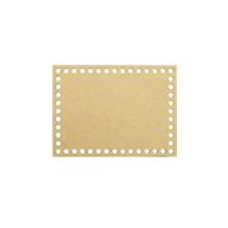 Kit 5 Placa Base Retangular Cesto Fio de Malha Croche 10x7 Mdf Madeira Kit 5 Placa Base Retangular Cesto Fio de Malha Croche 10x7 Mdf Madeira