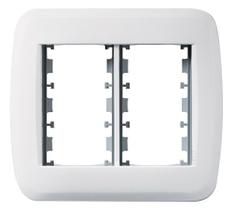 Kit 5 placa + bastidor 4x4 6 modulos branca classica pezzi