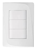 Kit 5 placa cega + bastidor 2x4 tendenza branco - pezzi Kit 5 placa cega + bastidor 2x4 tendenza branco - pezzi