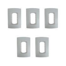 Kit 5 Placa/Espelho 2Mod+Suporte Lunare Up Schneider S421237