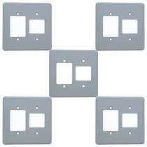 Kit 5 Placa Espelho 4x4 2+3 Postos Silentoque 8523 Pial Cz Kit 5 Placa Espelho 4x4 2+3 Postos Silentoque 8523 Pial Cz