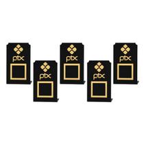 Kit 5 Placa Pix Qr-Code Display Acrílico 15x9cm Preto Kit 5 Placa Pix Qr-Code Display Acrílico 15x9cm Preto