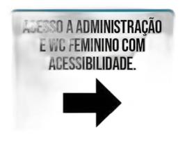 Kit 5 Placa Sinalização - Acesso Administração Wc Feminino
