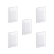 Kit 5 Placas 4X2 Cega Branco Com Suporte Zeffia Pial 680180 Kit 5 Placas 4X2 Cega Branco Com Suporte Zeffia Pial 680180