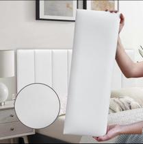 Kit 5 Placas Adesiva Cabeceira Cama Solteiro - Módulo 60x20cm