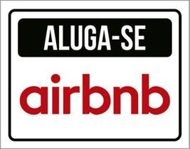 Kit 5 Placas Aluga-Se Airbnb 36X46 Kit 5 Placas Aluga-Se Airbnb 36X46