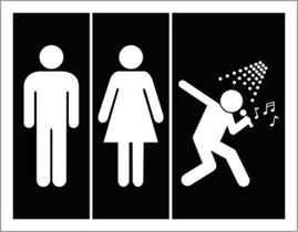 Kit 5 Placas Banheiro E Chuveiro 36X46