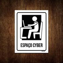 Kit 5 Placas Condomínio Ambiente Espaço Cyber Kit 5 Placas Condomínio Ambiente Espaço Cyber