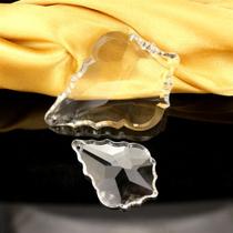 Kit 5 Placas Cristal Bacalhau 6,3 cm p/Lustres-Mais argolas