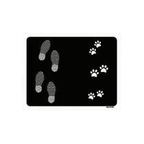 Kit 5 Placas Decorativa - Pegadas E Patinhas