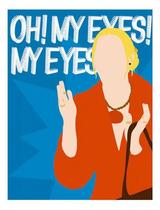 Kit 5 Placas Oh My Eyes My Eyes 36X46 Kit 5 Placas Oh My Eyes My Eyes 36X46