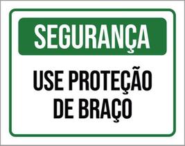 Kit 5 Placas Segurança Use Proteção Braço 36X46 Kit 5 Placas Segurança Use Proteção Braço 36X46