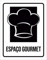 Kit 5 Placas Setor Espaço Gourmet 36X46