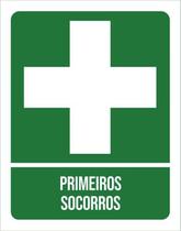 Kit 5 Placas Setor Verde Primeiros Socorros 36X46