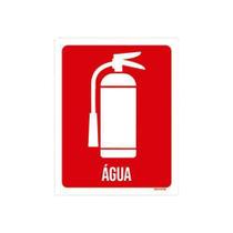 Kit 5 Placas Sinalização Ambiente Hidrante Água