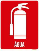 Kit 5 Placas Sinalização Ambiente Hidrante Água