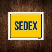 Kit 5 Placas Sinalização Correio Sedex