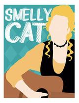 Kit 5 Placas Sinalização - Smelly Cat