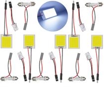 Kit 5 Placas Super LED Cob 24 Chips 12v Para Carro Teto e Porta Malas Automotivo