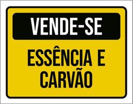 Kit 5 Placas Vende-Se Essência Carvão 36X46