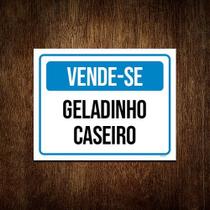 Kit 5 Placas Vende-se Geledinho Caseiro