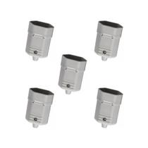 Kit 5 Plug 2P 10A 250V Femea Cinza Margirius