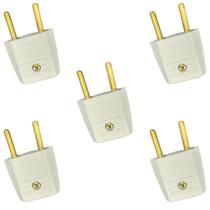 Kit 5 Plug Adaptador 2P Cinza 10A/250V Pial Legrand 51076 Kit 5 Plug Adaptador 2P Cinza 10A/250V Pial Legrand 51076