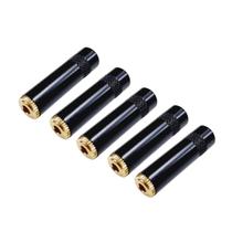 Kit 5 Plug P2 Fêmea Estéreo Jack Profissional Dourado MXT Kit 5 Plug P2 Fêmea Estéreo Jack Profissional Dourado MXT