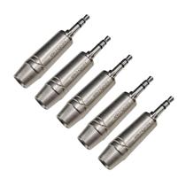 Kit 5 Plug P2 Macho Estéreo Prof Para Celular Mesmo Com Capa